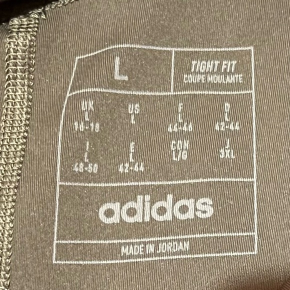 Adidas Workout Full-Length Leggings Women Size Large - Picture 5 of 7